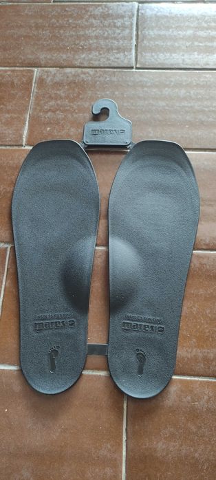 Palmilhas para barbatanas