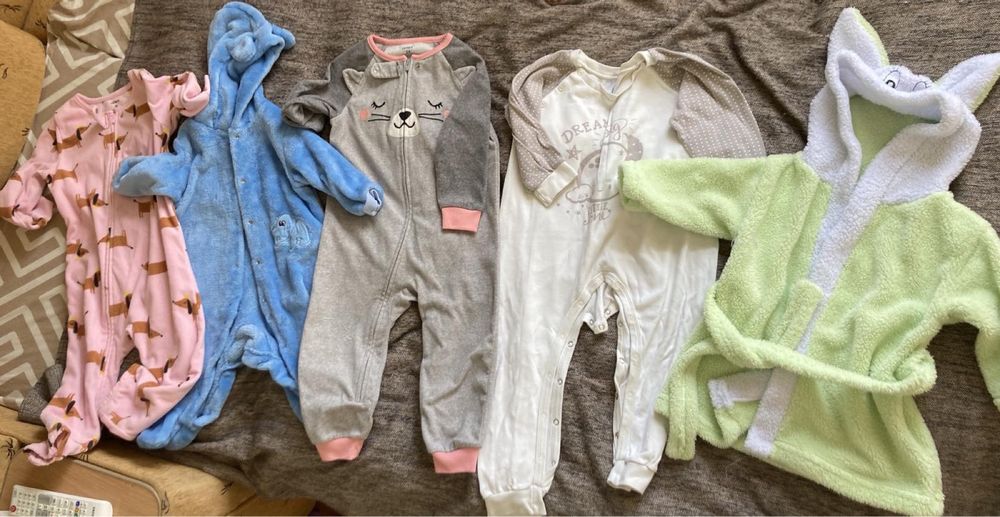 Одежда детская 5 штук от 6 месяцев до 2 лет, все вместе