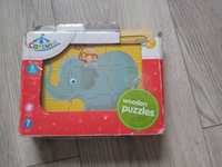 Puzzle drewniane dla 2latka Carousel