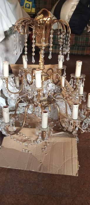Candeeiro cristal vintage