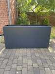 Donica ogrodowa stalowa 150x42x78