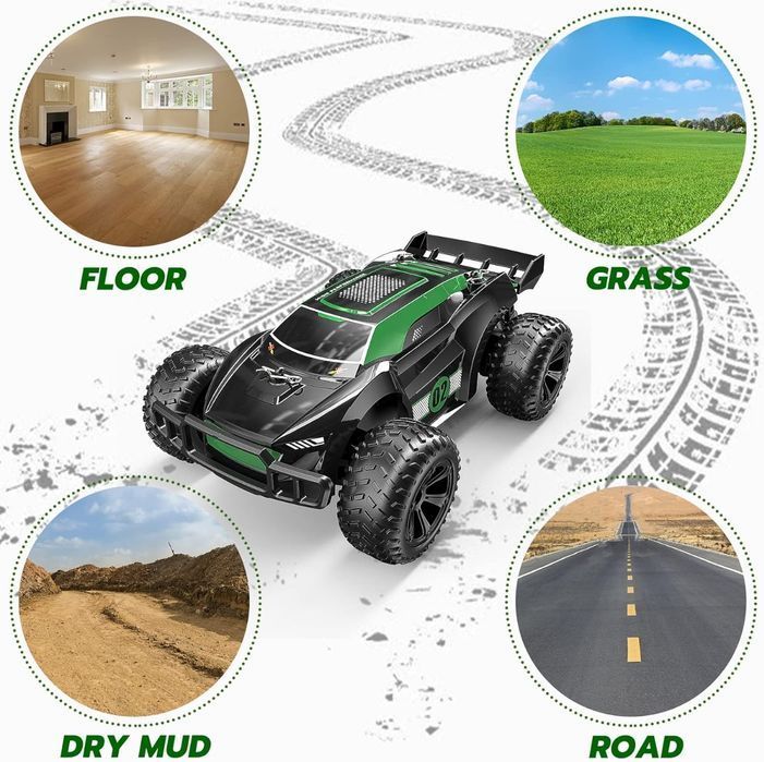 Kizeefun Rc Car Samochód Zdalnie Sterowany Od 6 Lat 2,4 Ghz