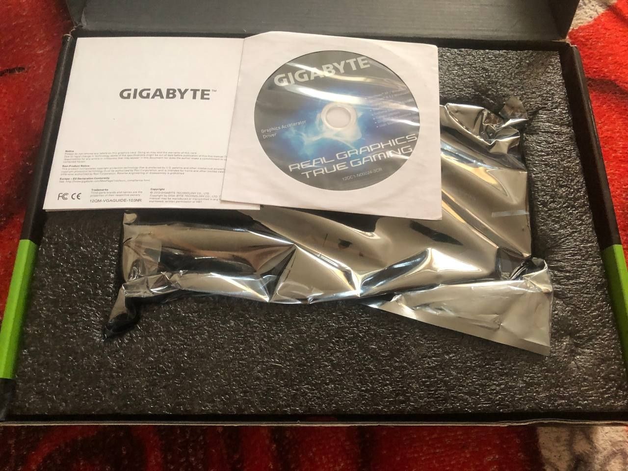 Відеокарта gtx 1060 3 gb gigabyte з коробкою