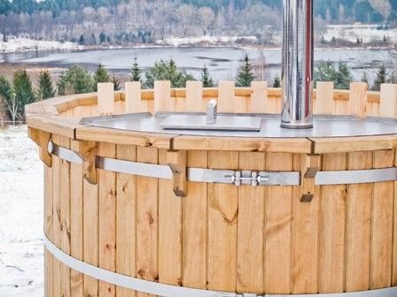 Beczka Kąpielowa Typu Premium Balia Ogrodowa Sauna Beczka Bania Ruska