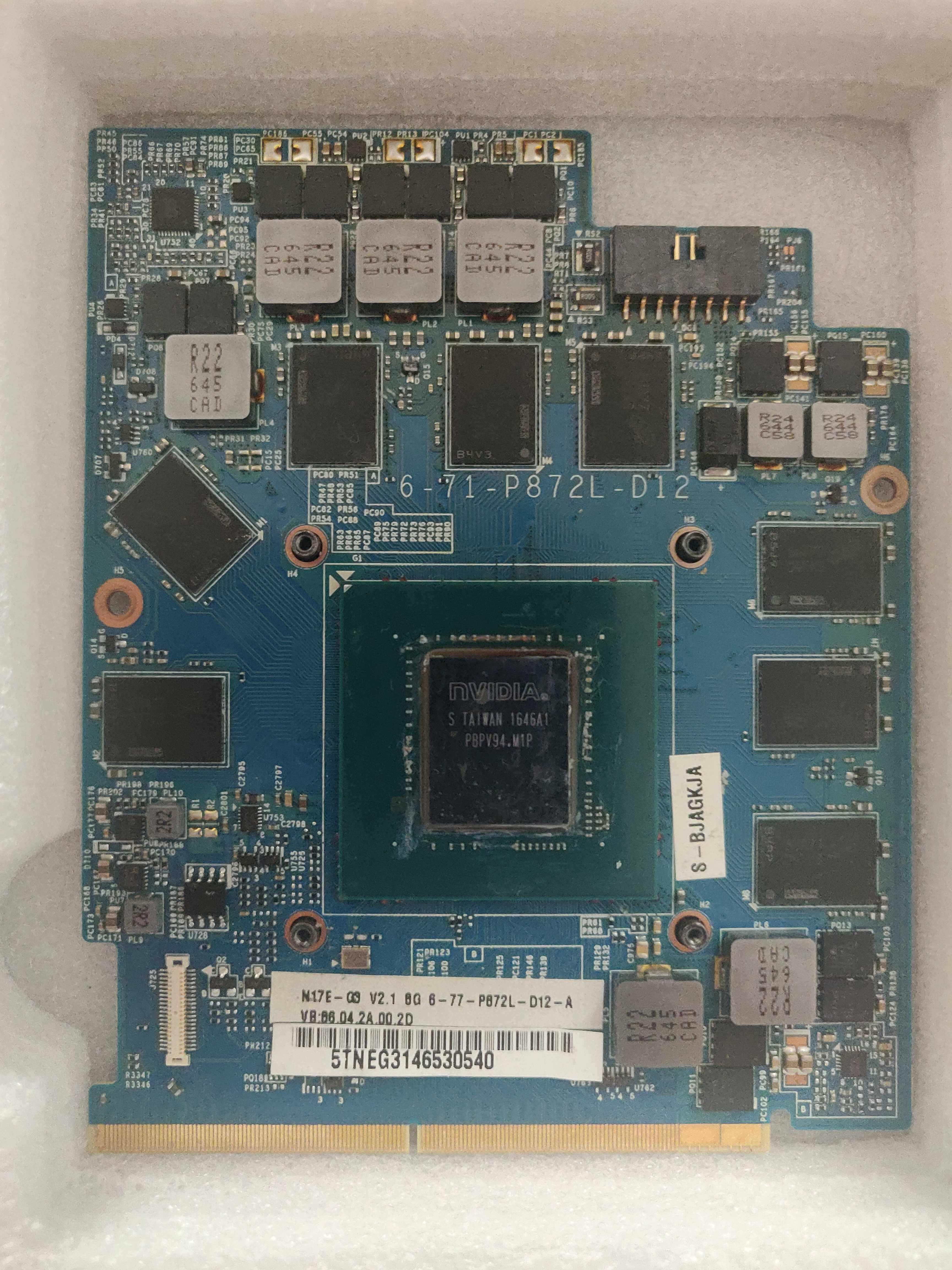 NVIDIA GPU 1080 MXM Clevo G-Sync - N17E-G3-A1