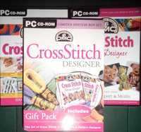Cross Stitch Designer PC CD FOLIA 2002 rok 2 płyty ZAFOLIOWANE.