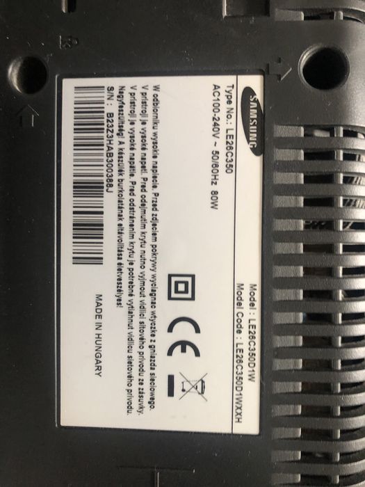 Tekewizor Samsung  LE26C350 26 cali