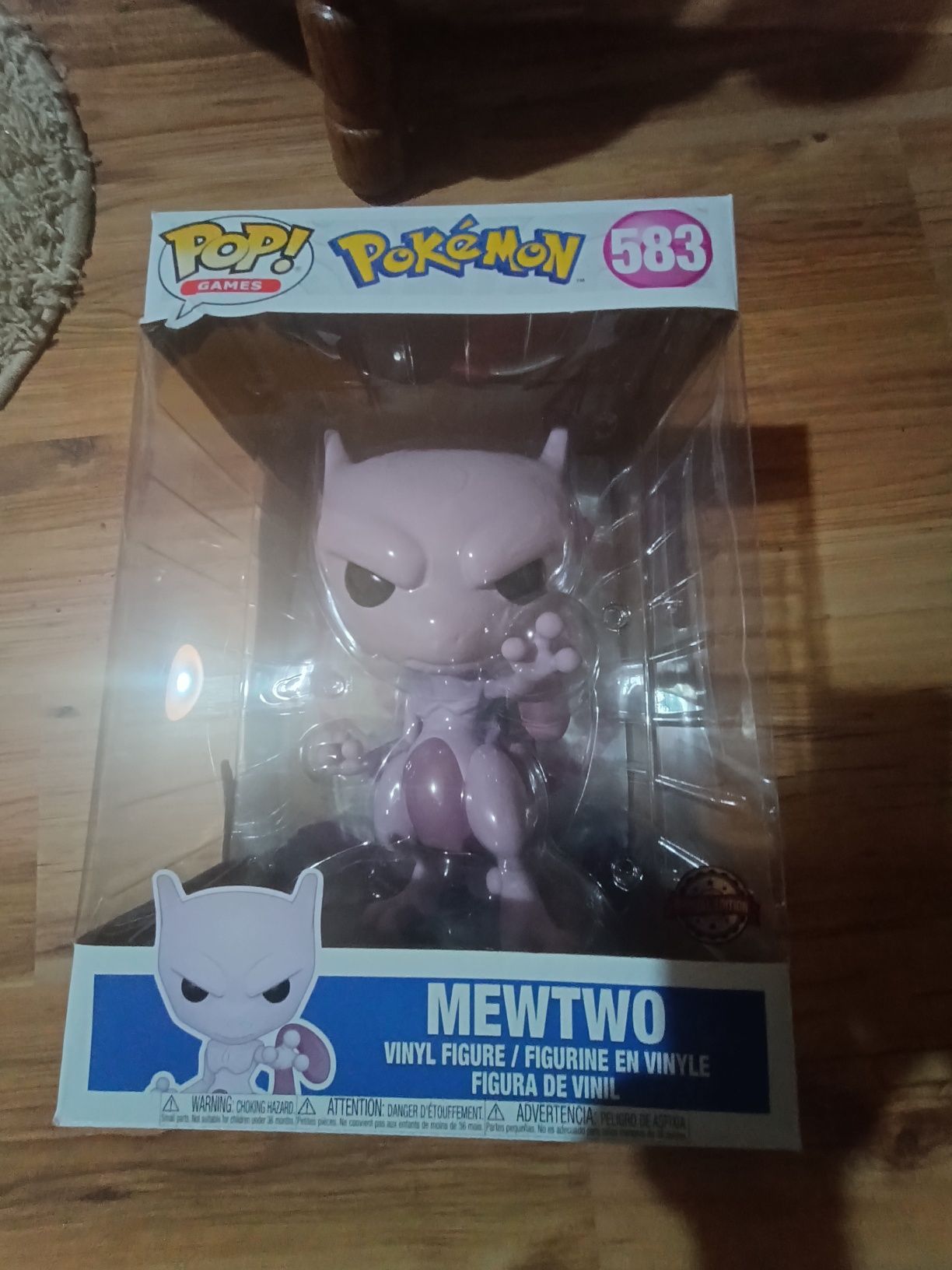 Nowa figurka mewtwo funko pop 583 10inch 25cm