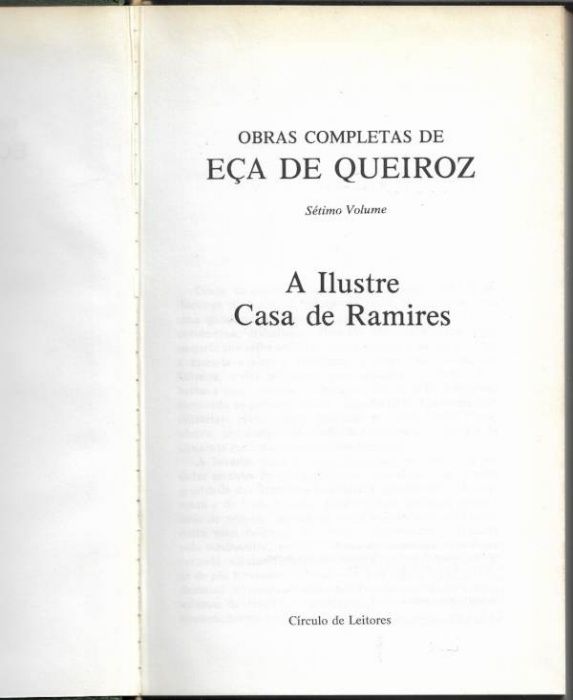 A ilustre casa de Ramires - Eça de Queiroz