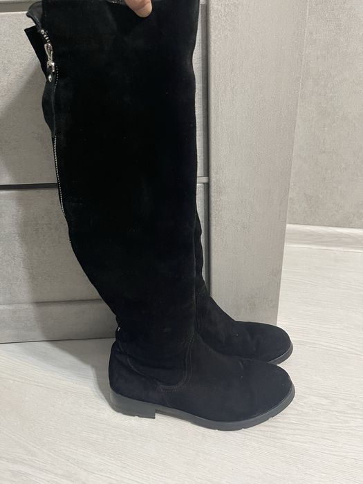 Жіночі замшеві сапожки осінній 39 розмір , зимові жіночі сапочки