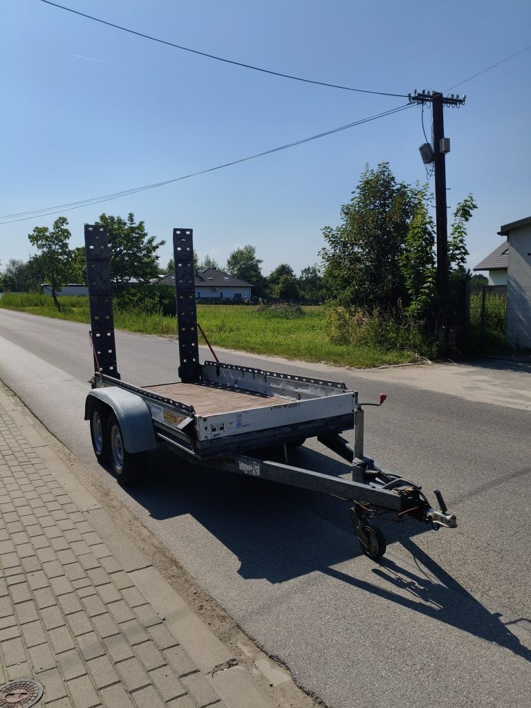 DMC 2700 kg. Przyczepa pod minikoparkę wozidlo i inne maszyny budowlan
