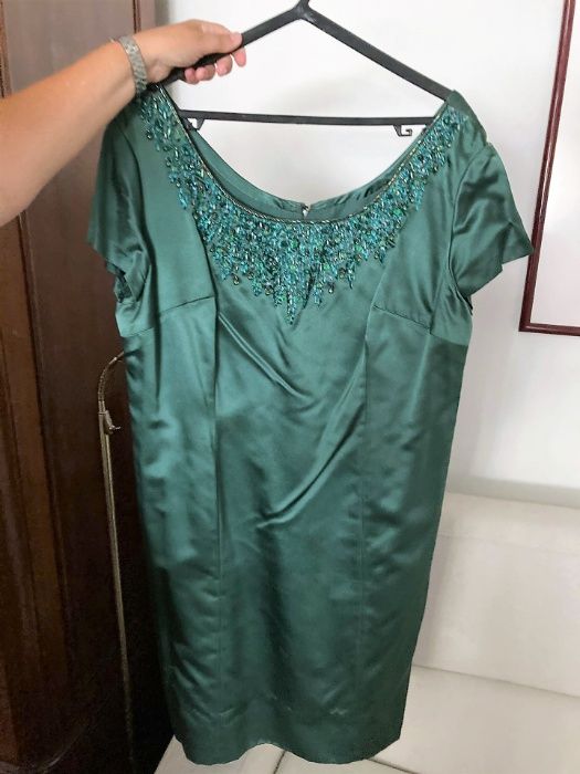Vestido Antigo em verde