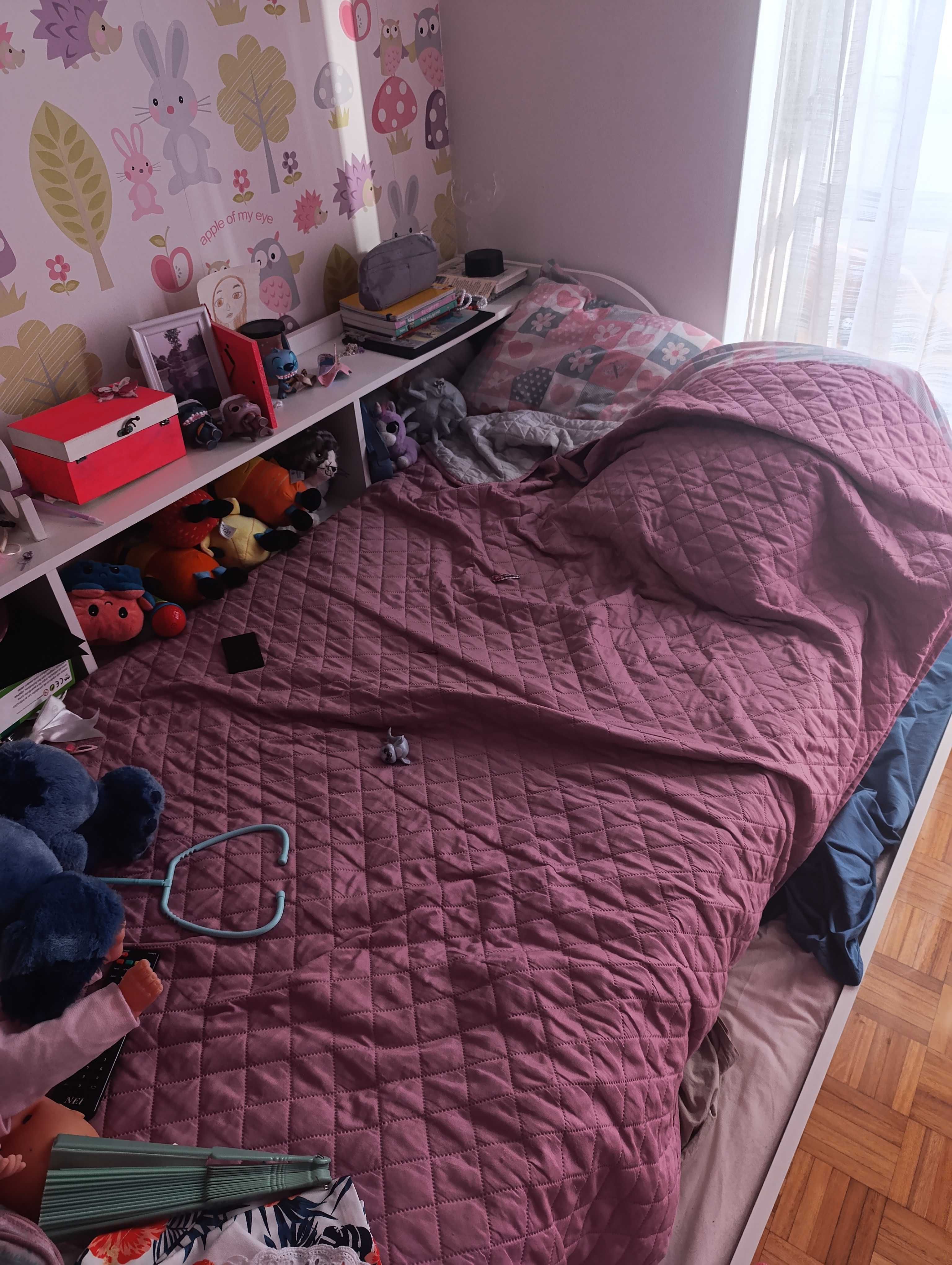 Cama com gavetão e 2 colchões