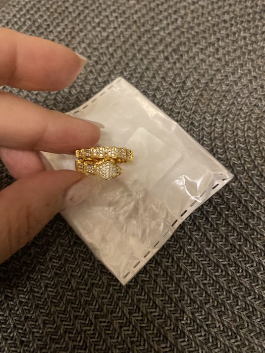 Кольцо змея  бижутерия