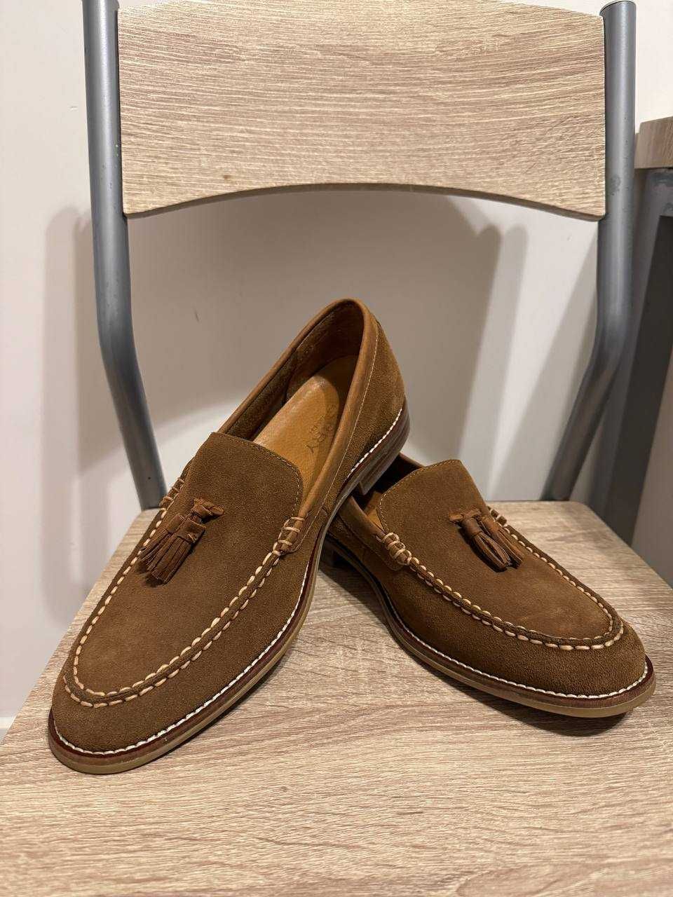 Мокасины, туфли, топсайдеры Sperry Topsfield Tassel Taupe Suede 45 р.