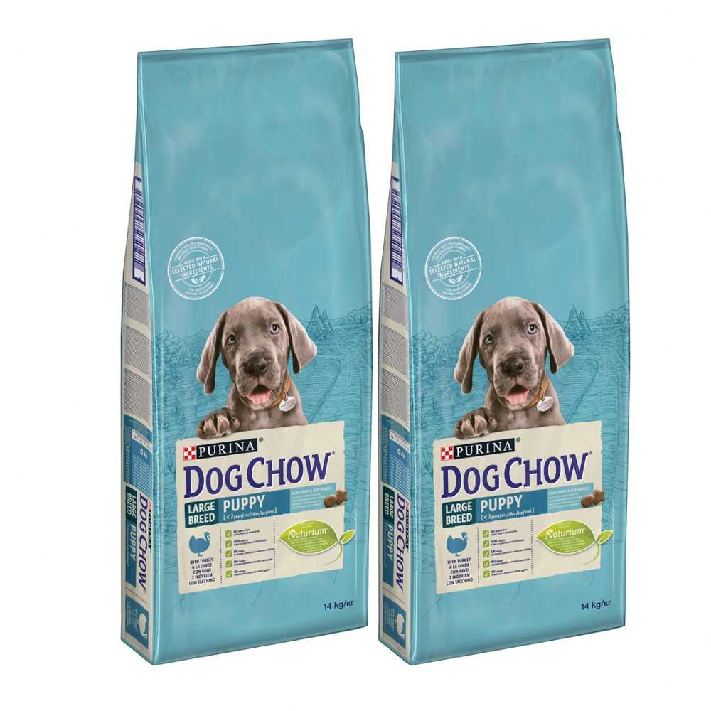 Karma dla psa sucha Purina DOG CHOW Puppy Large Breed z indykiem 14kg