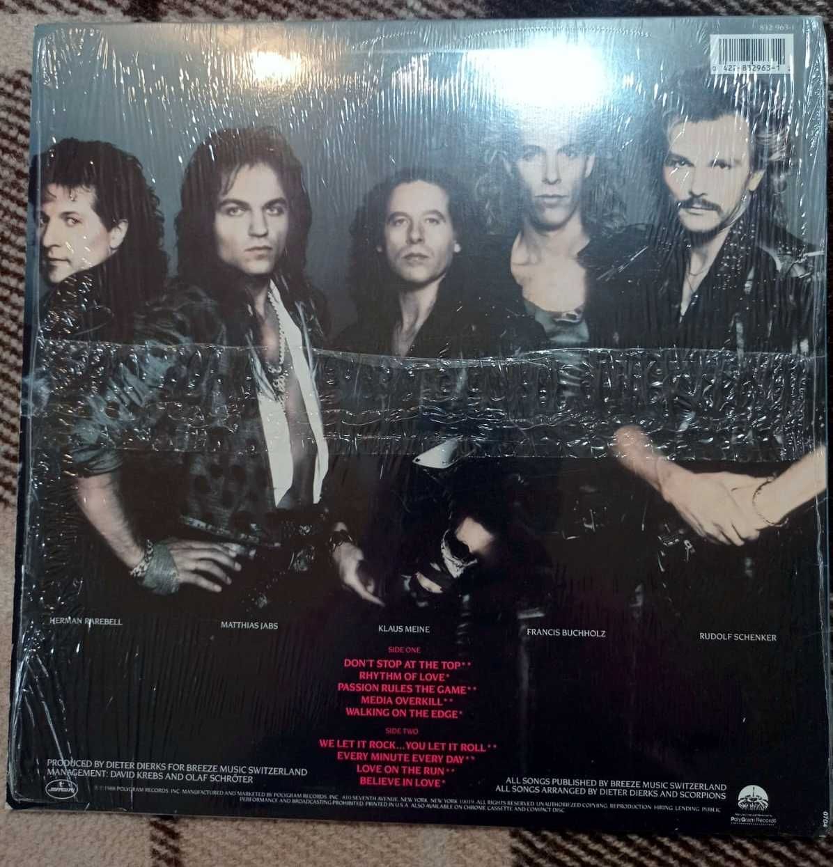 Виниловые пластинки MSG и SCORPIONS (1st US press) LP