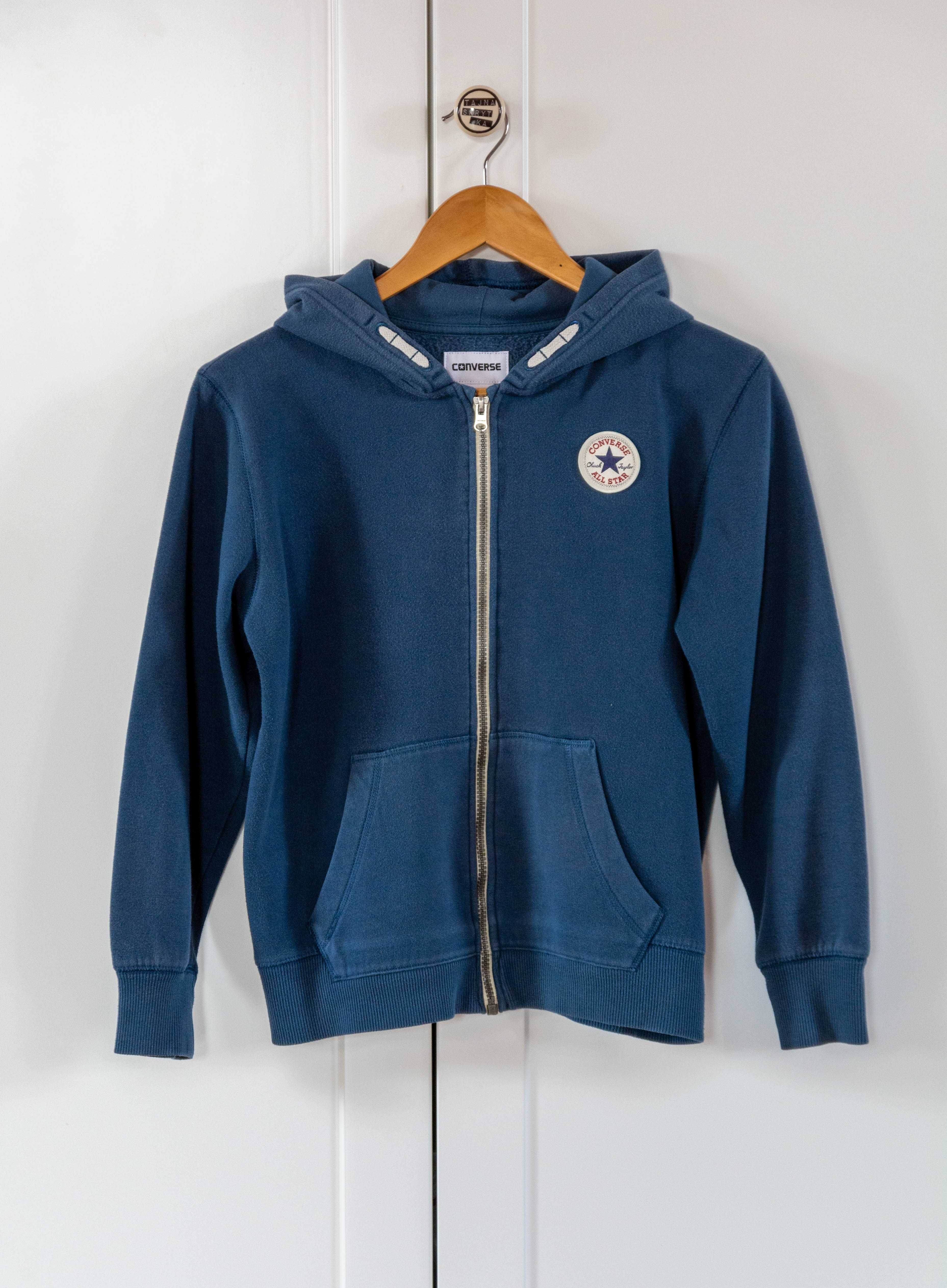 Bluza z kapturem, Converse, rozm. 140-152cm, 10/12 lat.