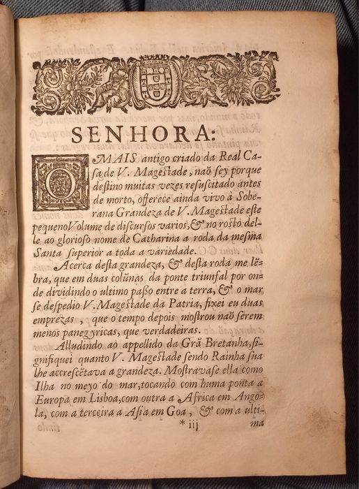 1.ª edição de 1696 Sermões do Padre Antonio Vieira, Undécima Parte