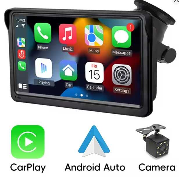 CarPlay / Android Auto / Multimedialny odtwarzacz audio wideo 7-calowy