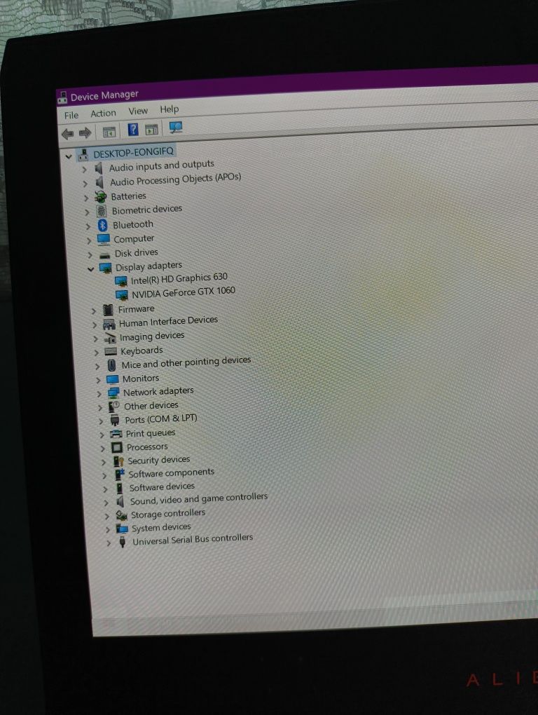 Dotykowy Laptop Alienware 13 r3