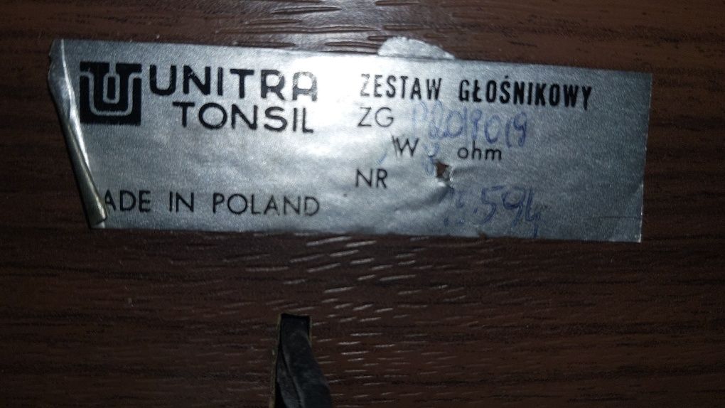 Unitra Diora Merkury DSH 303 + kolumny Unitra Tonsil ZG P20