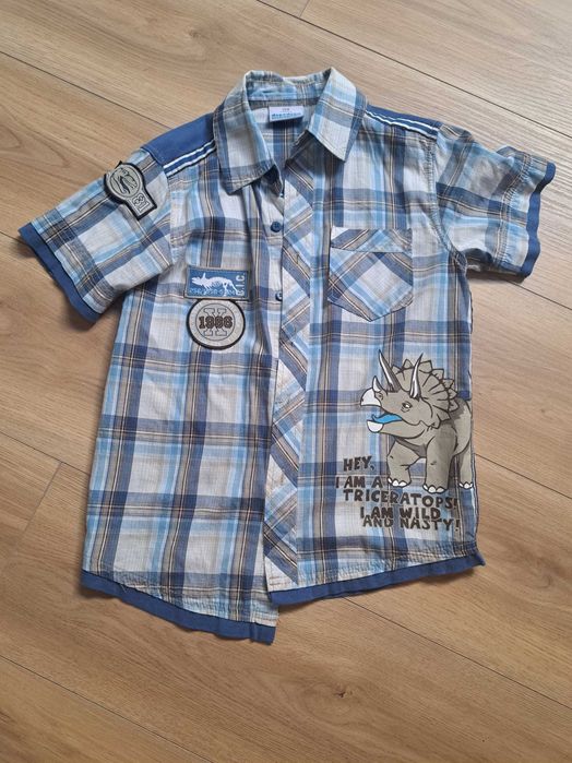 Koszula elegancka dinozaur