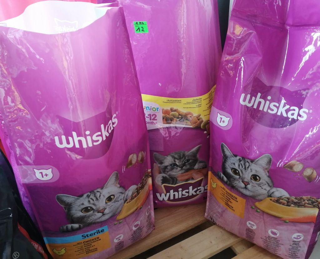Whiskas 1kg różne smaki Karmą dla kota Jastków Karma