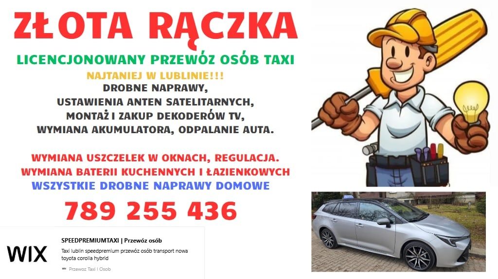 Złota rączka zapraszam