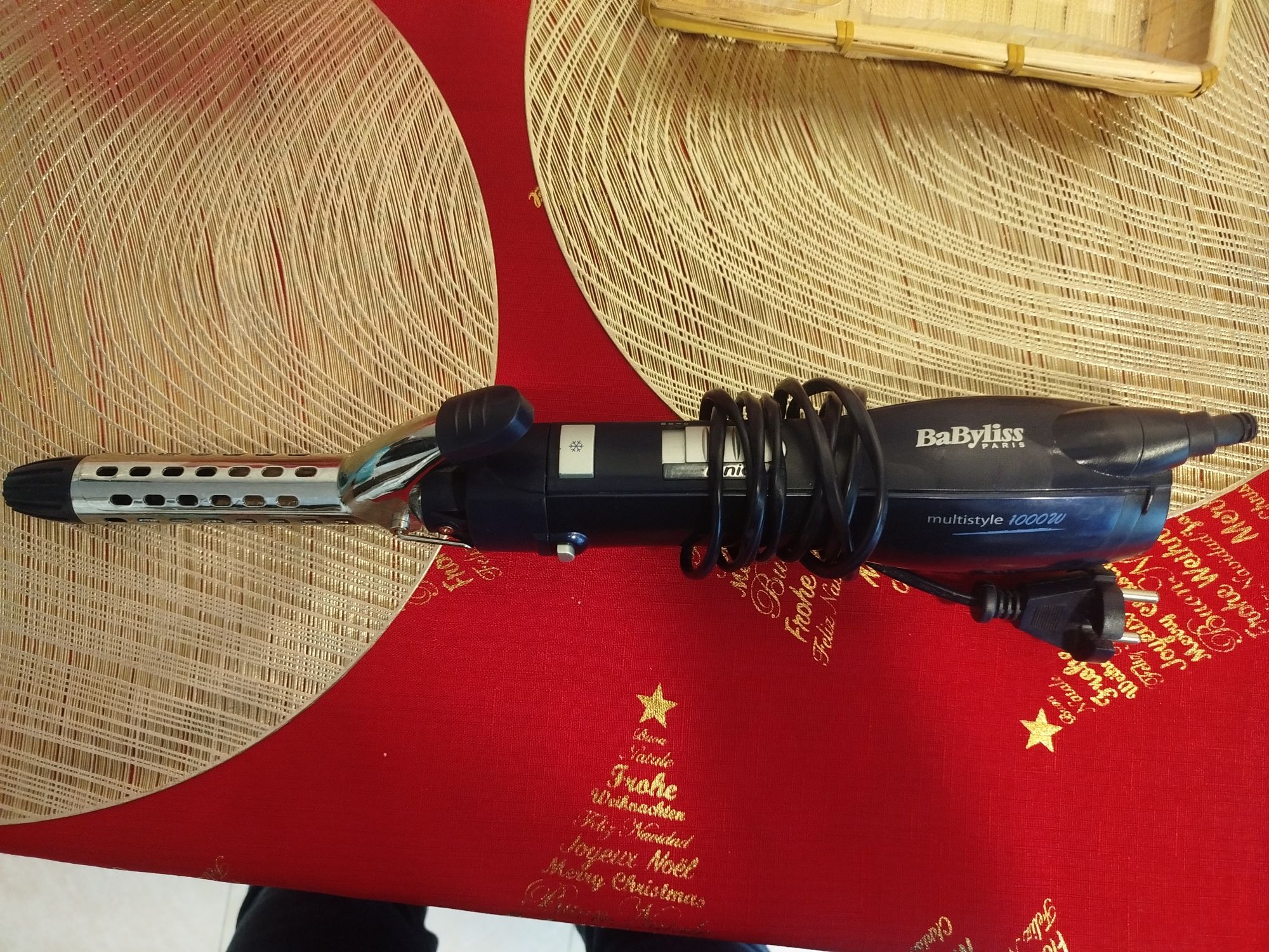 Máquina canudos cabelo babyliss