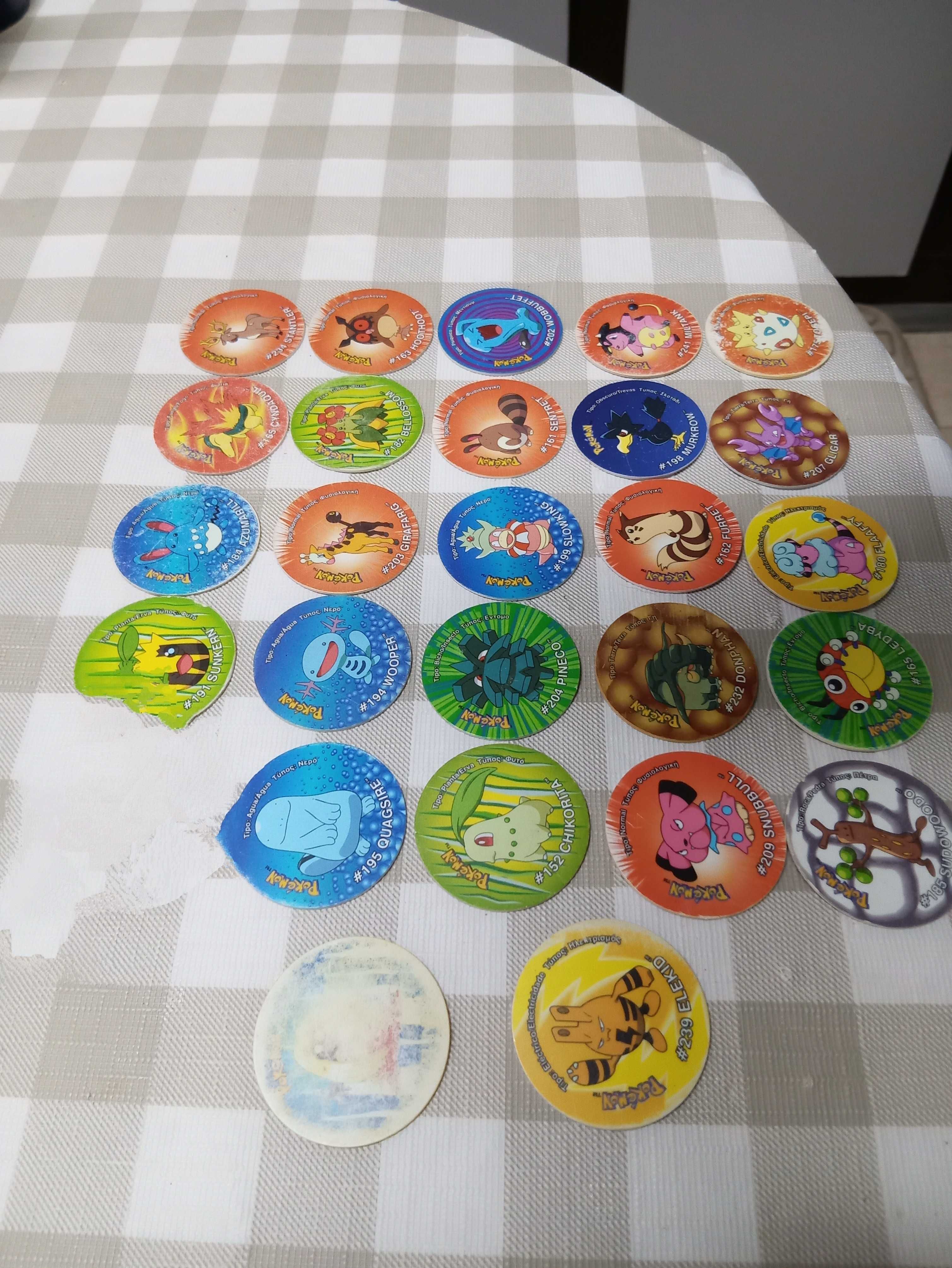 38 Tazos 3 Pokémon