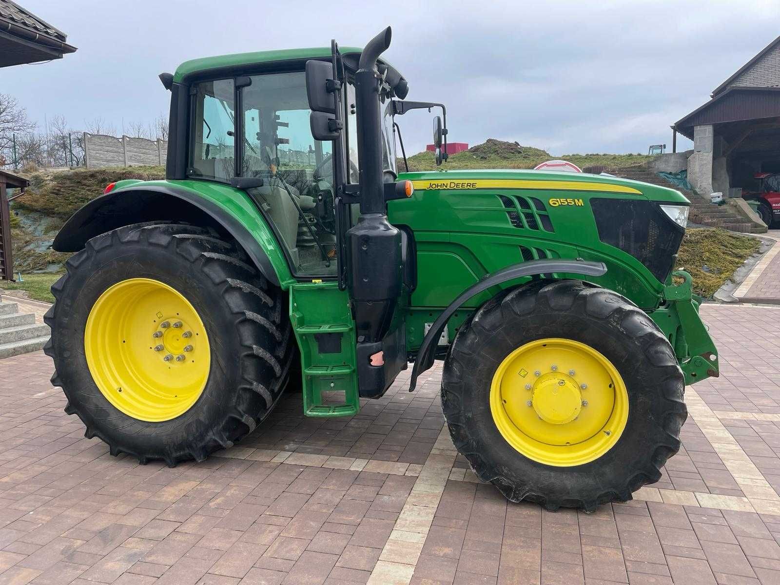 John Deere 6155M z Niemiec pneumatyka jak 6150M