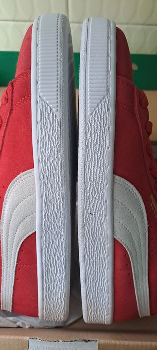 Puma suede clássico vermelho