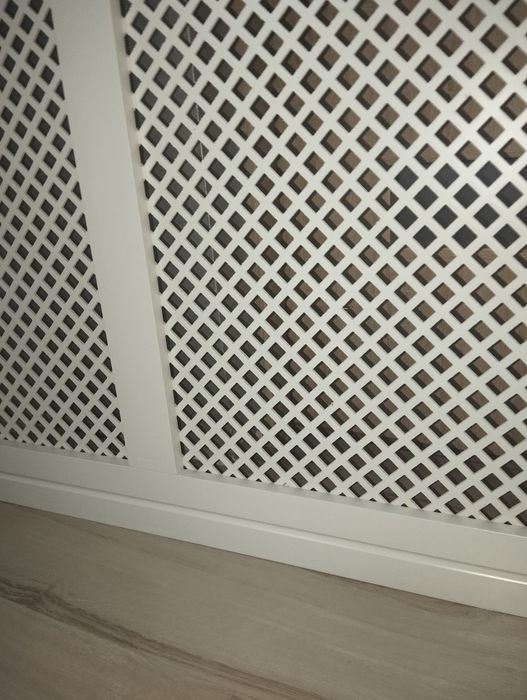 Maskownica na kaloryfer osłona na grzejnik biała płyta MDF
