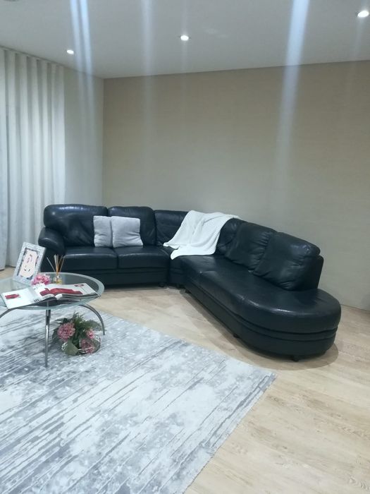 Sofá de pele de búfalo