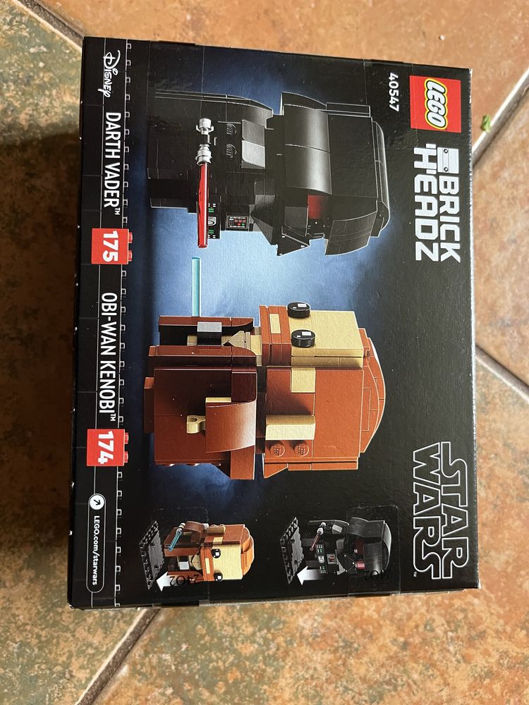Lego 40547 brickheadz Obi-wan Kenobi i Darth Vader