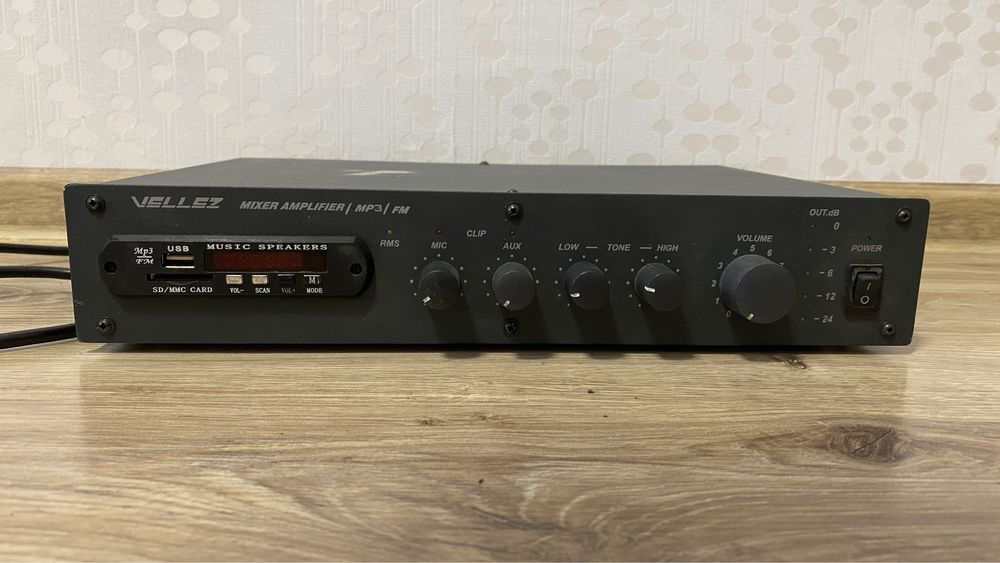 Продам Vellez mixer amplifier /mp3/ fm