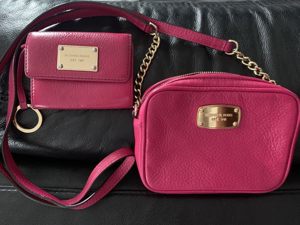 Torebka Michael Kors mk fuksja ck small etui do ręki
