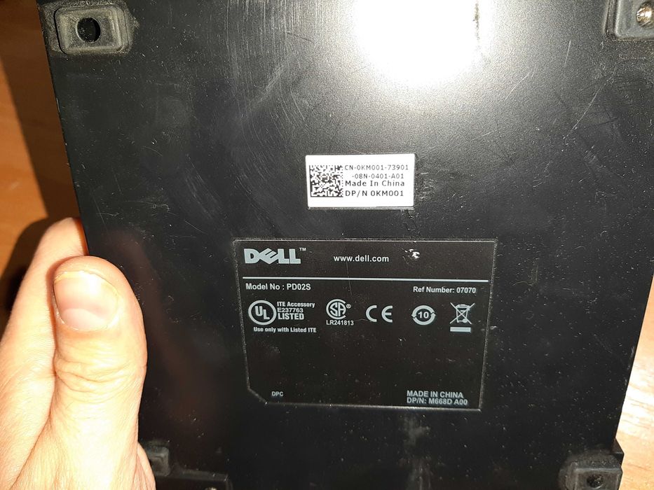 Dell PD02S 0KM001 External Media Bay for E-Series Laptops дисковод