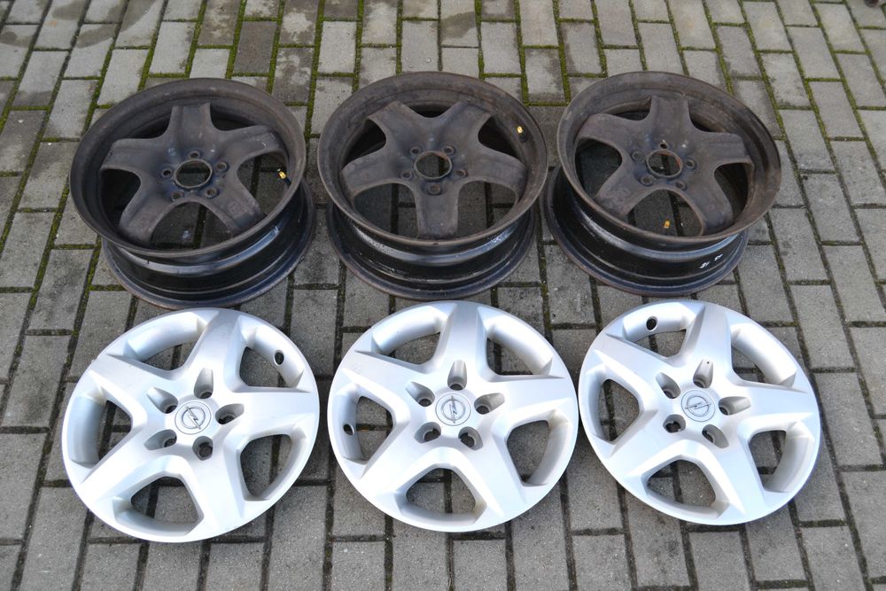Felga strukturalna Opel kołpak 16 cali sztuka et39 5x110 zafira astra
