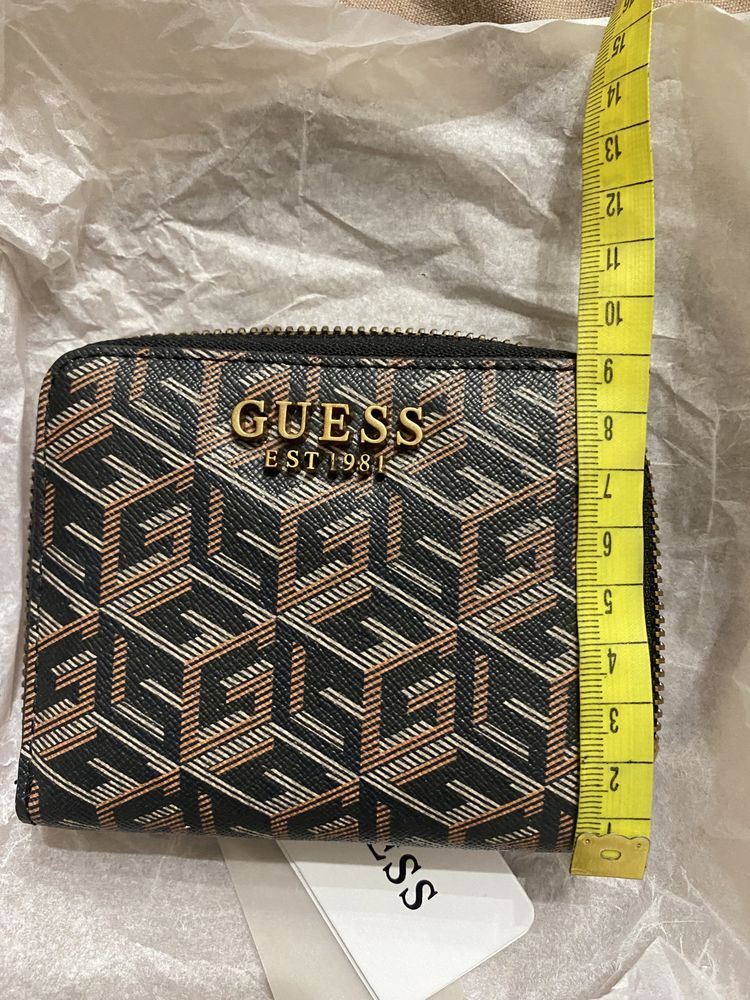 Женский кошелек Guess GC850037 black logo оригинал