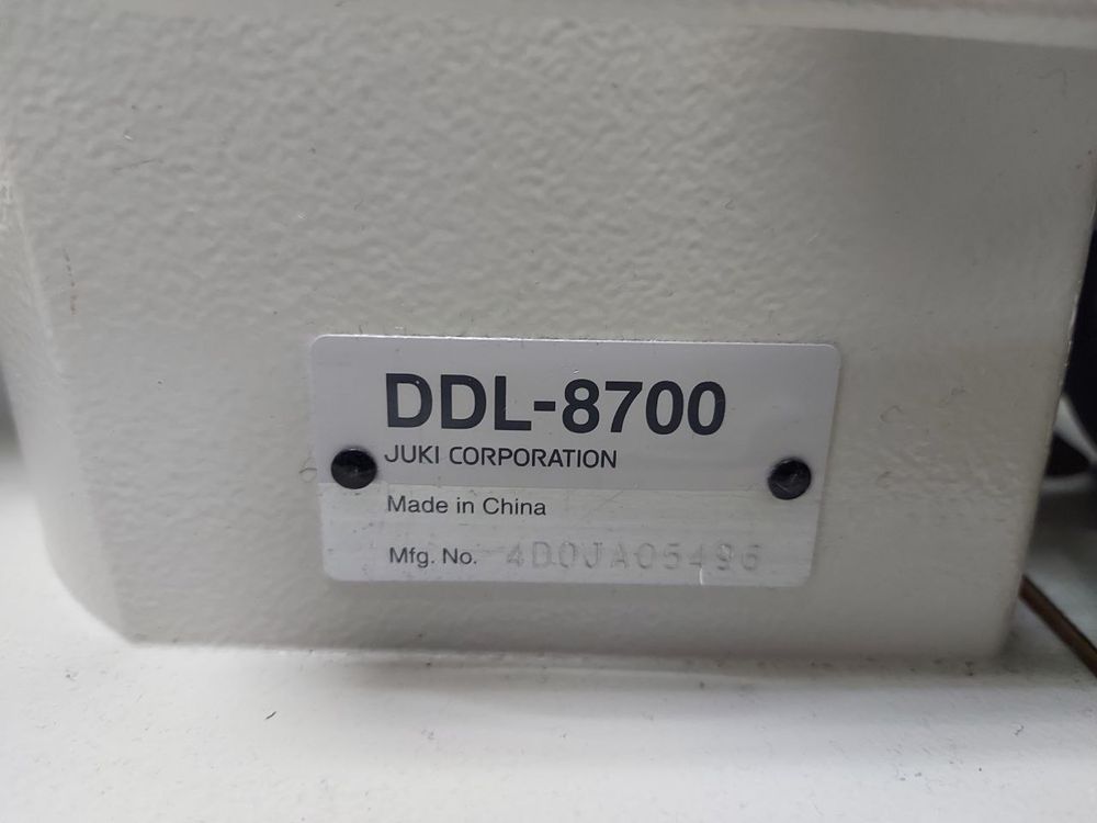 Stebnówka jednoigłowa JUKI DDL 8700 maszyna do szycia