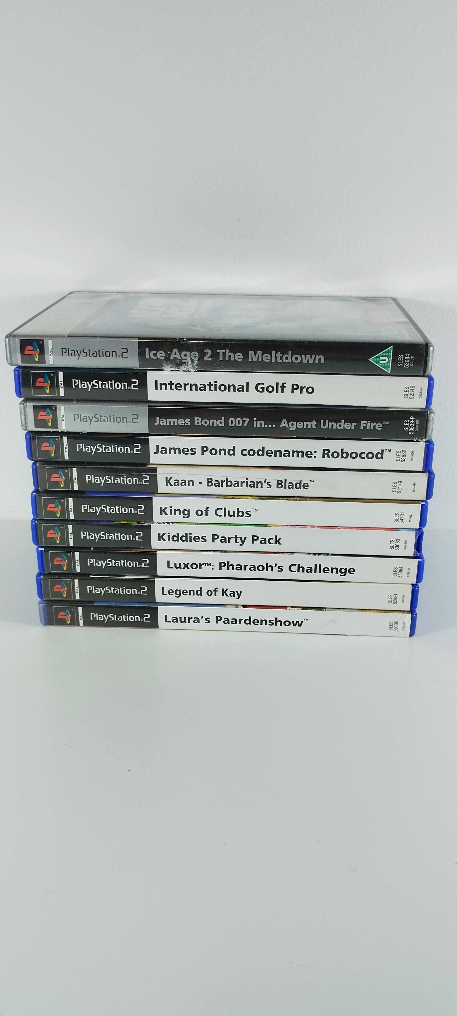 Lote 10 Jogos Playstation 2 PS2