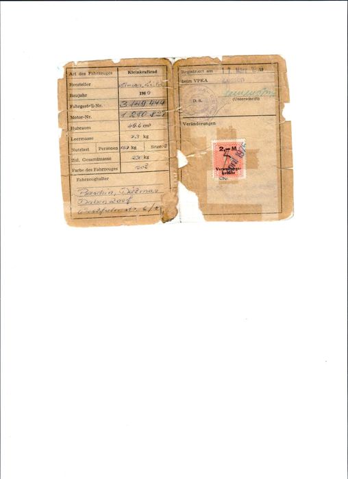 SIMSON SR4-2/1 STAR 1969, po renowacji, zabytek