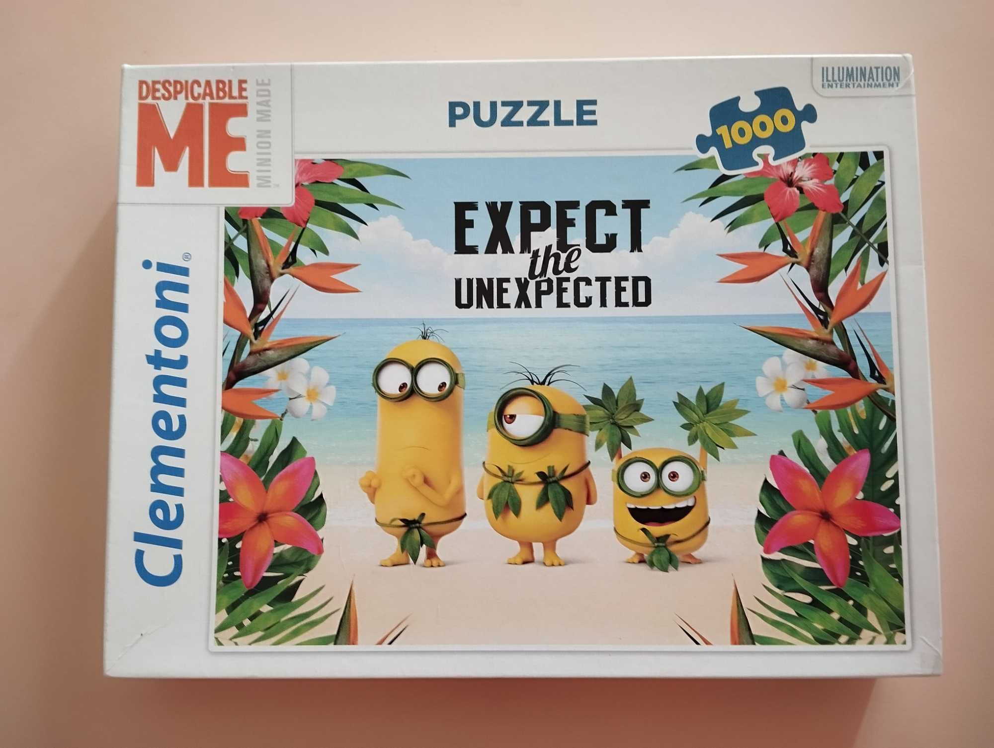 Puzzle Clementoni: Minioki na plaży (39374). 1000 elementów.