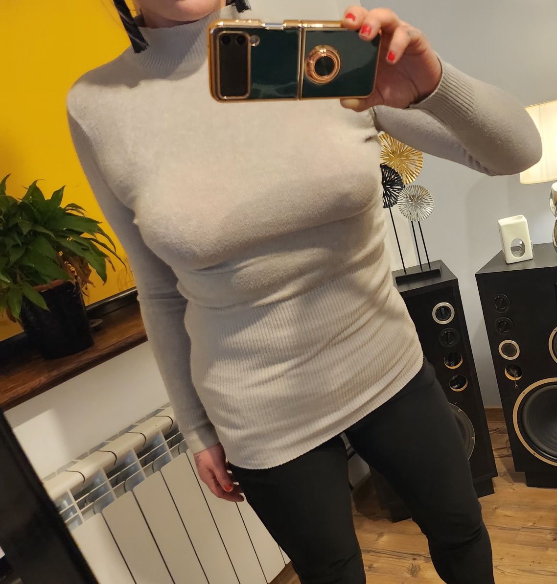 Sweterek półgolfik rozmiar 38
