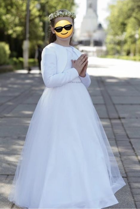 Sukienka komunijna r.146