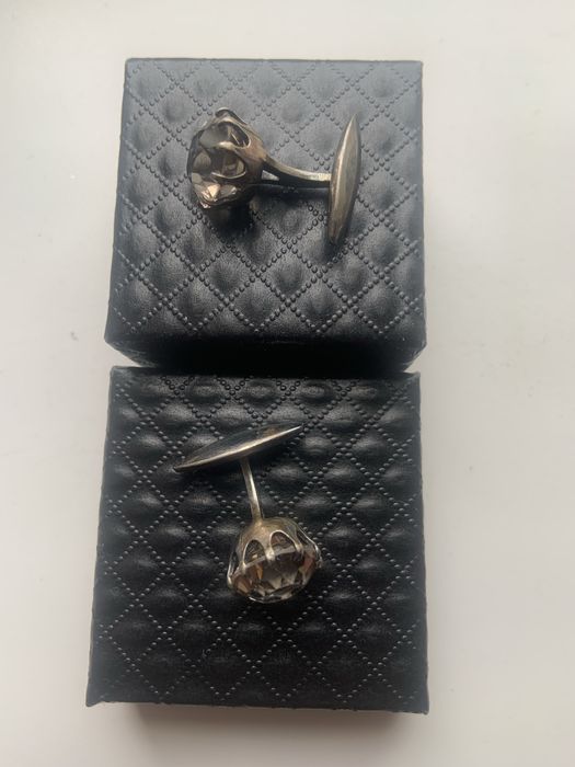 Вінтажні запонки. Срібло 875. СССР