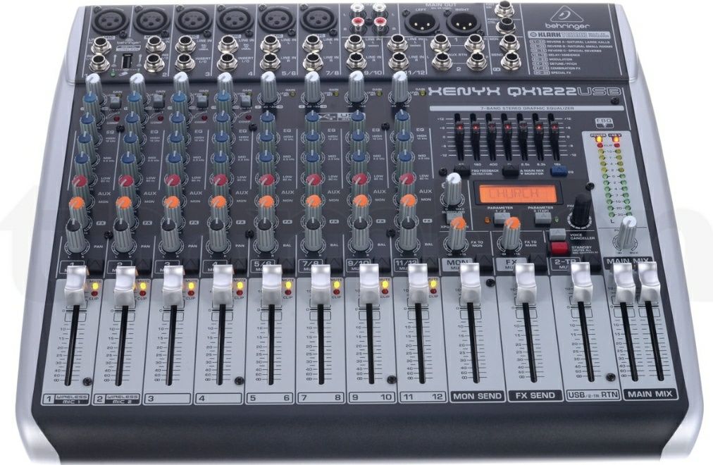 REBAIXA!! Mesa Som Beringuer QX1222USB 12 Canais