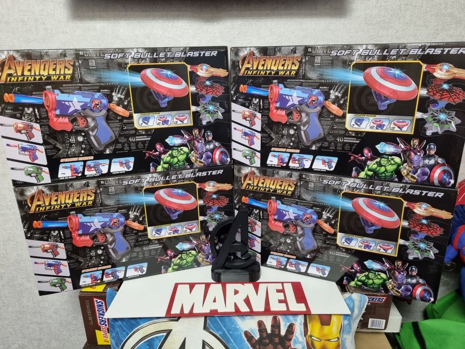 Новинка!Великий подарунковий набір Супергероя Марвел:Халк,Спайдер...